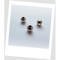 Бусина-разделитель металлическая сталь 8 мм, упаковка - 30 шт.  (id:140018)