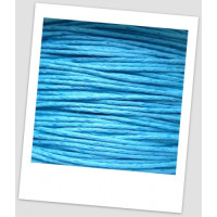 Шнур хлопковый вощеный голубой 1 мм (id: 500016)