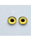 Глазки стеклянные для кукол и игрушек (пара), 14 мм (id: 77126)