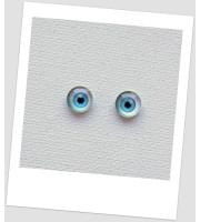 Глазки стеклянные для кукол и игрушек (пара), 8 мм (id: 77938)
