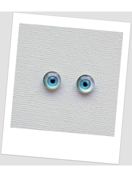 Глазки стеклянные для кукол и игрушек (пара), 6 мм (id: 77936)