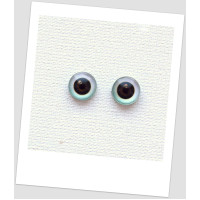 Глазки стеклянные для кукол и игрушек (пара), 8 мм (id: 77937)