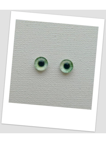Глазки стеклянные для кукол и игрушек (пара), 6 мм (id: 77517)