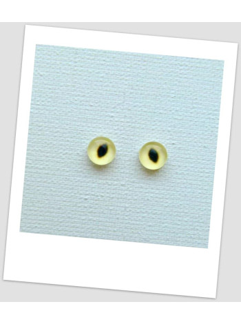 Глазки стеклянные для кукол и игрушек (пара), 6 мм (id:77512)