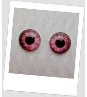 Очі скляні для ляльок та іграшок (пара), 20 мм (id: 77934)