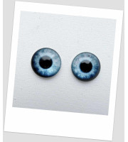 Очі скляні для ляльок та іграшок (пара), 20 мм (id: 77932)