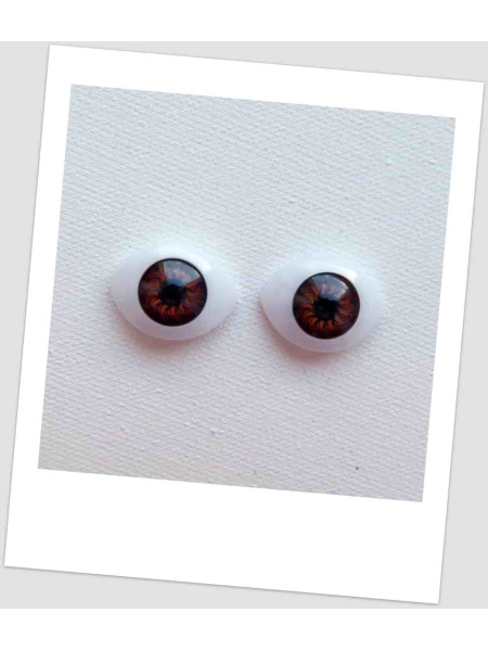 Глазки пластиковые для кукол и игрушек (пара), 12 мм (id: 77165)