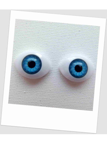 Глазки пластиковые для кукол и игрушек (пара), 14 х 18 мм (id: 77169)