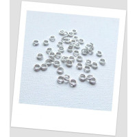 Колечко соединительное два витка металлическое серебряного коліра 4 мм, Цена за упаковку -39 шт! (id: 670025)