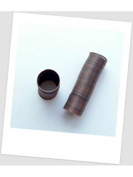 Проволока с памятью для колец, колір медный, 0,6 мм, 20-22 мм диаметр (id: 680009)