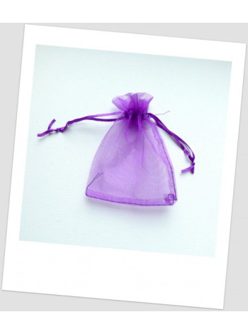 Мешочек из органзы ювелирный 9 см х 7 см фиолетовый (id: 700006)