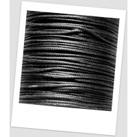 Шнур корейский гладкий 2 мм колір чёрный (id: 500035)