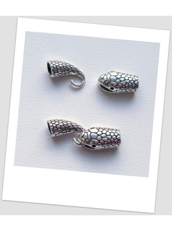 Концевик - тогл для браслетов металлический, 7 мм внутренний диаметр, колір стальной (id: 270071)