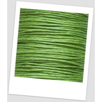 Шнур хлопковый вощеный светло-зеленый 1 мм (id: 500018)